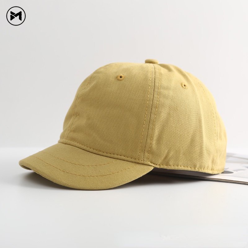 Mũ Lưỡi Trai Màu Trơn Phong Cách Retro Mỹ Hàng Mới 2022