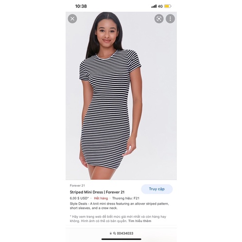 Đầm body f21