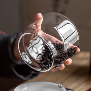 Hũ thuỷ tinh nắp gỗ 450ml