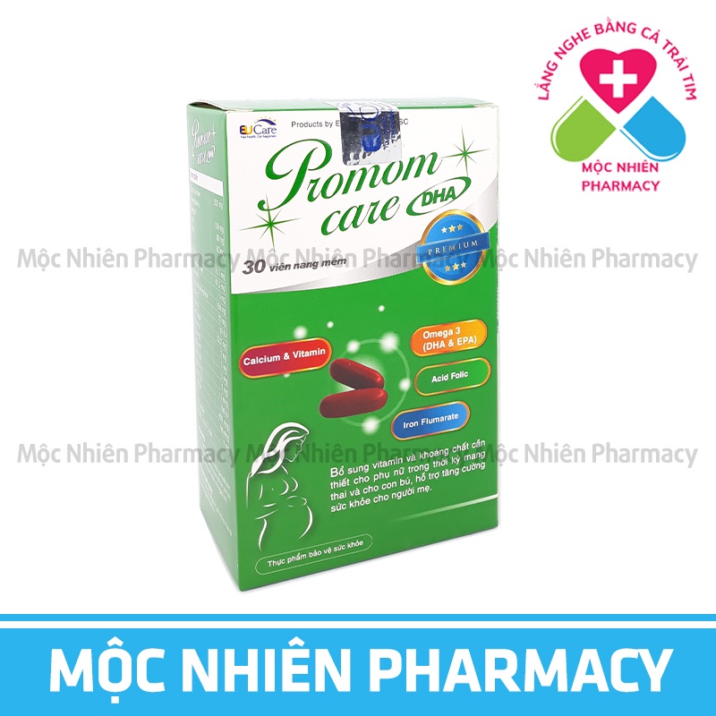 Vitamin Bầu, Bổ Sung Vitamin Cho Mẹ, Promom Care DHA, Mẹ Khoẻ, Bé Thông Minh