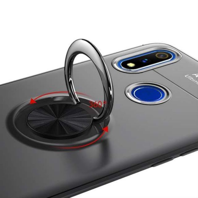 Ốp lưng Oppo Realme 3 Pro FREESHIP Từ 50k chống sốc giá đỡ kiêm nhẫn hút ô tô hiệu Auto Focus cao cấp