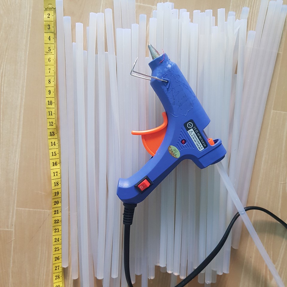 Keo nến, keo cây silicon 7mm dài 27cm dùng cho súng nhỏ