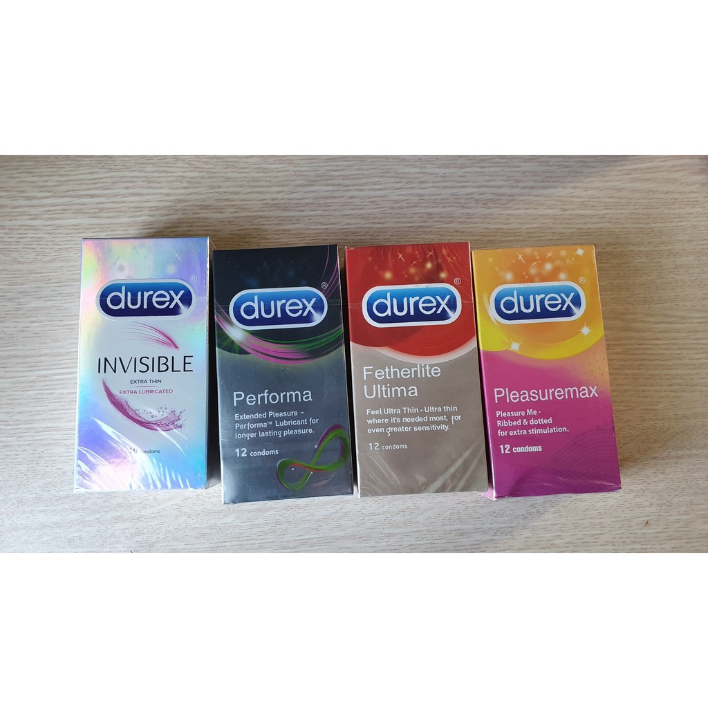 [PHÁT HIỆN GIẢ ĐỀN 200%] Combo 2 Hộp 10 cái Bao cao su DUREX INVISIBLE Cực mỏng + TẶNG 1 Hộp 12 cái Durex Kingtex Ôm sát