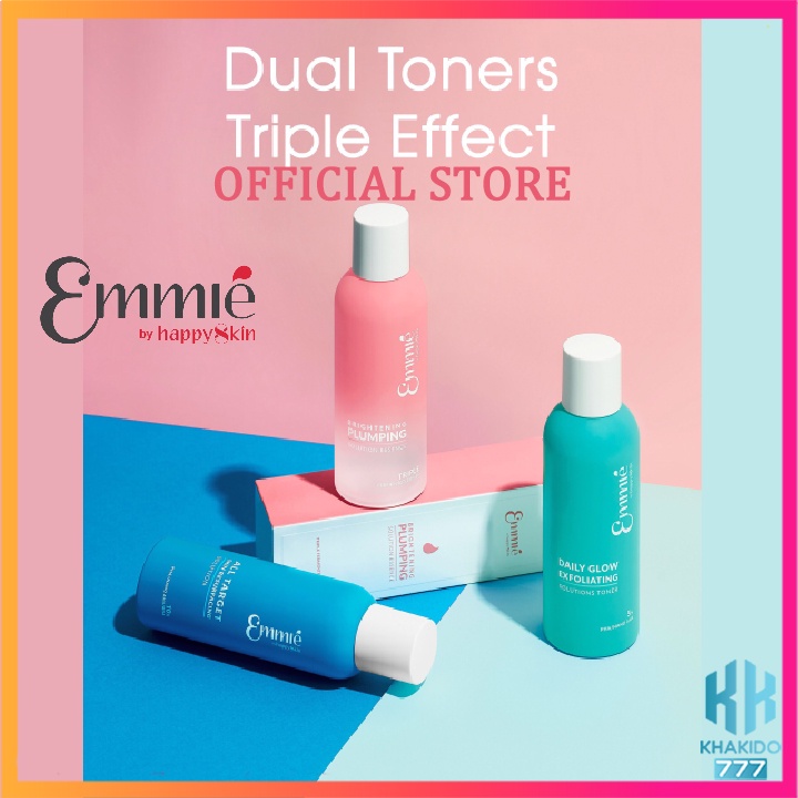 Combo Da Đẹp Hoàn Hảo: 1 Toner Emmie &amp; 1 Nước thần Emmie &amp; 1 Serum Vitamin C Emmie (Tặng 1 cây Lotion Mask) Emmié