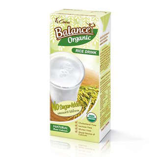 Sữa Gạo Balance Organic không đường 180ml thùng 36 hộp