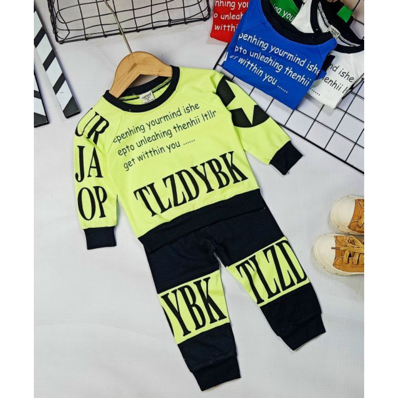 (21-32kg) Bộ tay dài hiphop bé trai size đại thun cotton 4 chiều