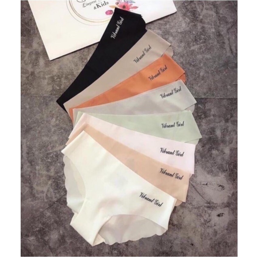 COMBO 5 Quần Lót Nữ Su trơn cao cấp kháng khuẩn không viền mỏng mát xuất nhật LOTNU09