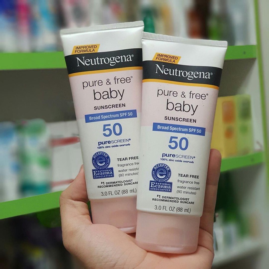 Kem Chống Nắng Neutrogena Pure & Free Baby Sunscreen Broad Spectrum SPF 50 (88ml)