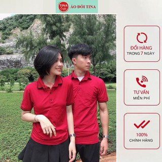 Áo đôi polo Áo đôi nam nữ đẹp chất thun cotton 100%