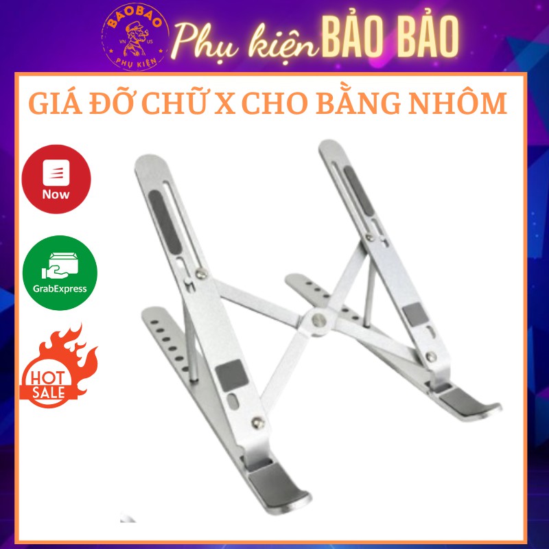 Giá đỡ chữ x cho máy tính bảng, điện thoại, laptop Bằng Nhôm