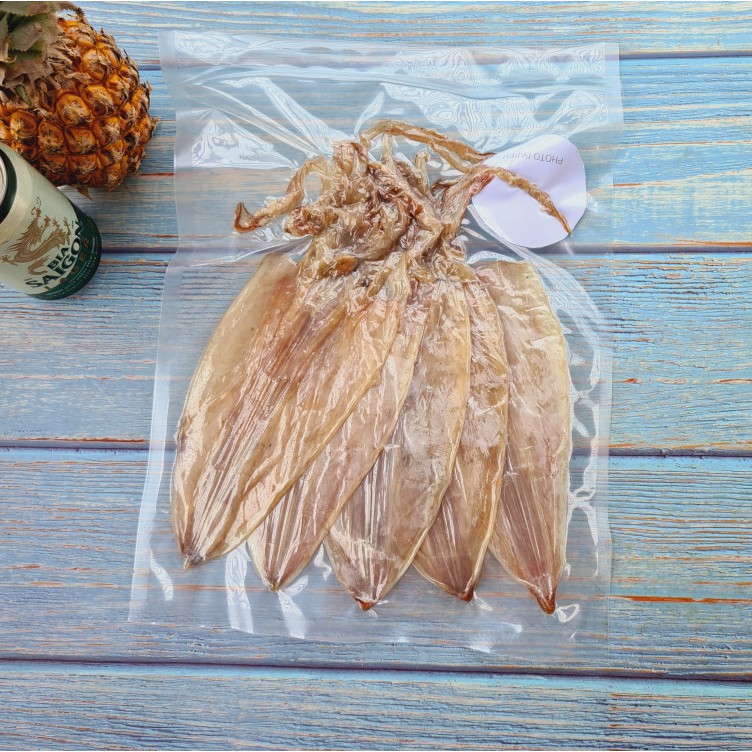 500Gr Mực Khô Câu (Size 25 - 30 con 1kg) - Uy Tín, Chất Lượng - Đặc Sản Thịnh Long JoJo Seafood