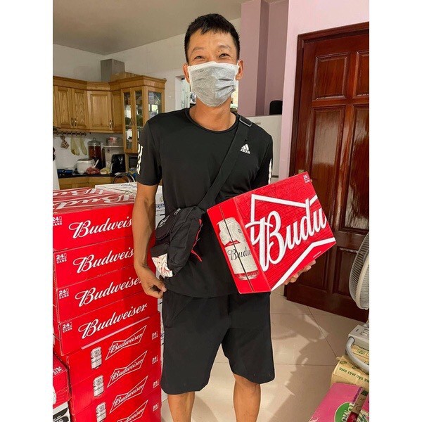 Túi đeo chéo nam vải canvas chống nước 3 ngăn phong cách Hàn Quốc 🌳 Túi Đeo Chéo Hàng Khuyến Mãi Hãng Bia Budweiser | BigBuy360 - bigbuy360.vn