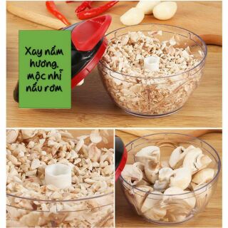 Combo 2 Máy xay thịt đa năng mini ,máy cơ , ko dùng điện