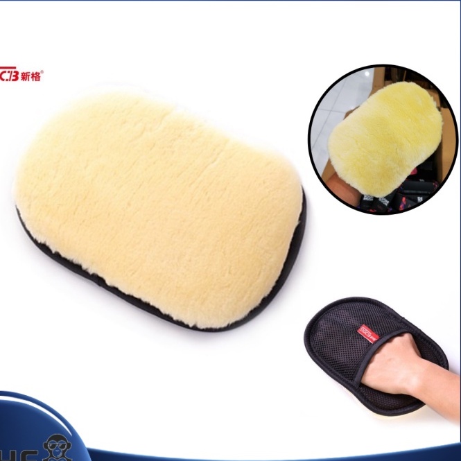 Găng Tay Rửa Xe Lông Cừu SGCB Chất Liệu Cao Cấp Không Xước Xe