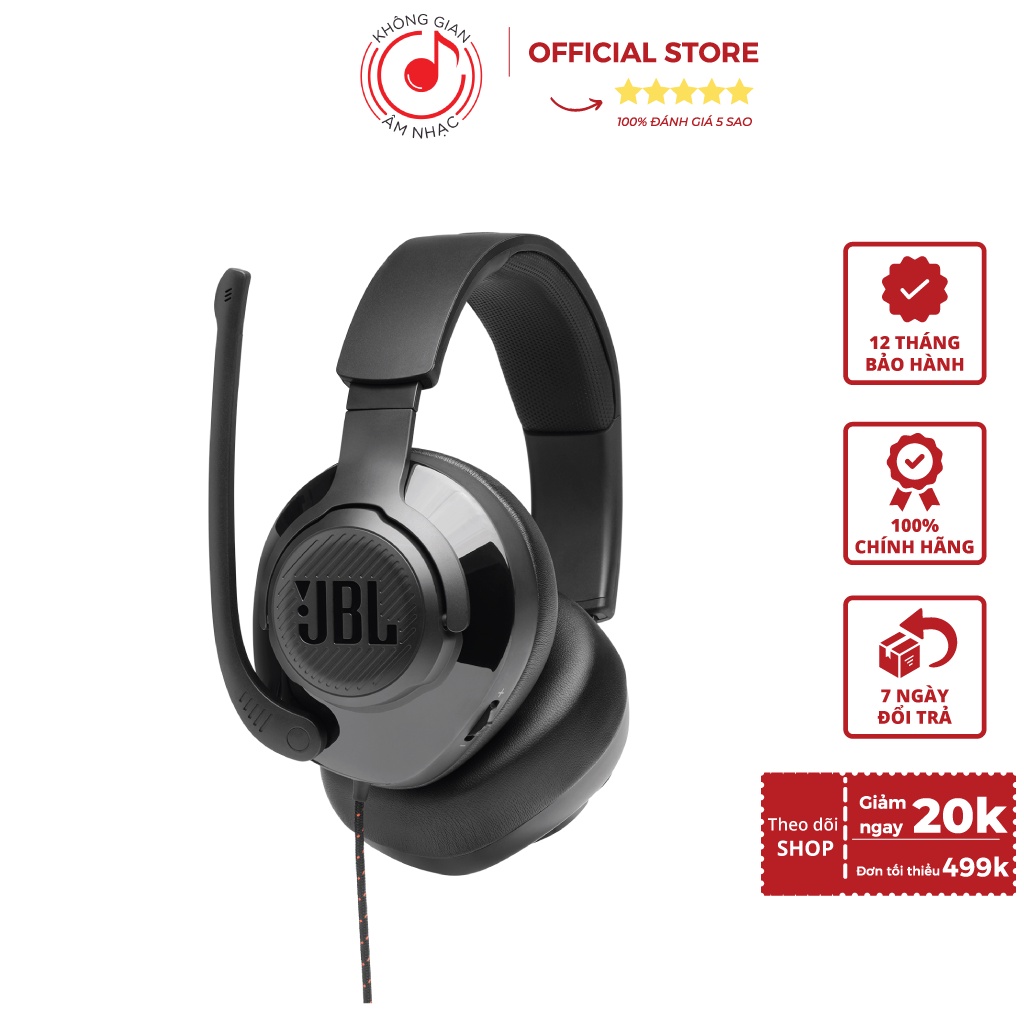 Tai Nghe Gaming JBL Quantum 200 - Chính Hãng PGI