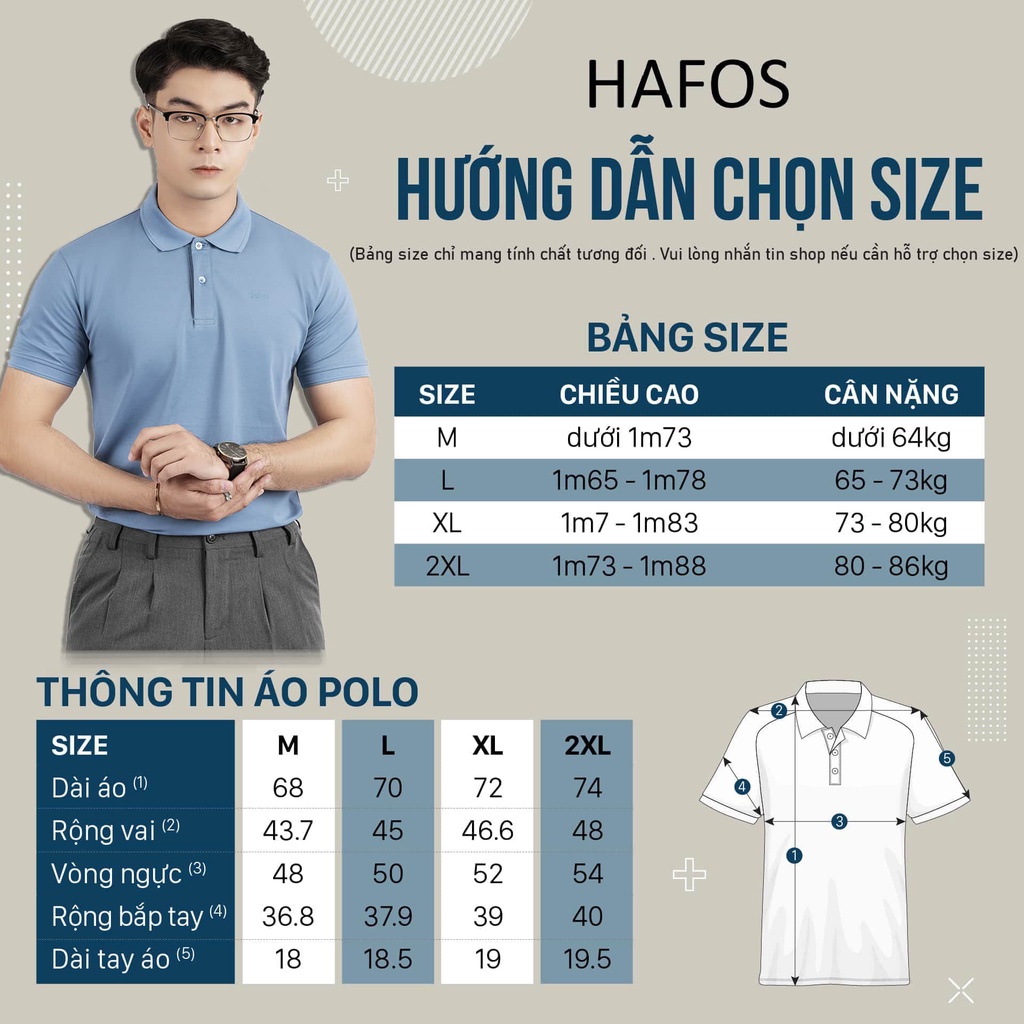 Áo Thun Polo Nam Retur vải Cotton trẻ trung, nặng động – HAFOS