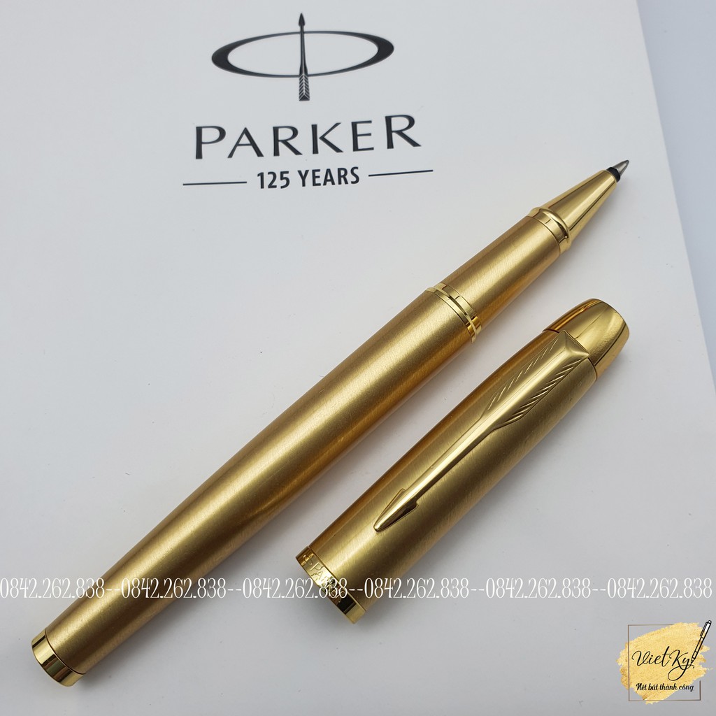 Bút Ký PARKER_IM Vàng - Miễn Phí Khắc Chữ, Logo & Tặng kèm Ngòi Ký