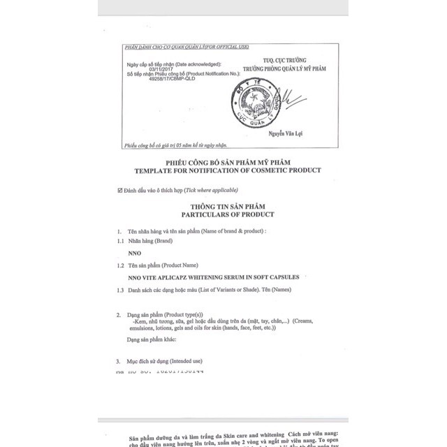 Serum Dưỡng Trắng Da, Mờ Thâm, Dưỡng Ẩm, Chống Lão Hóa NNO Vite Và NNO Vitamin E Hộp 30 Viên | BigBuy360 - bigbuy360.vn