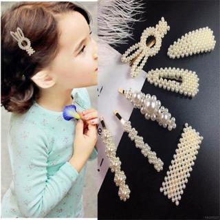 ✿BB-Fashion Style Girls Hair Clips Cute Pearl Hair Pin Children Hairpin Princess Hair Accessories