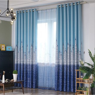 Rèm cửa trang trí cao cấp mẫu Lâu đài nước Áo