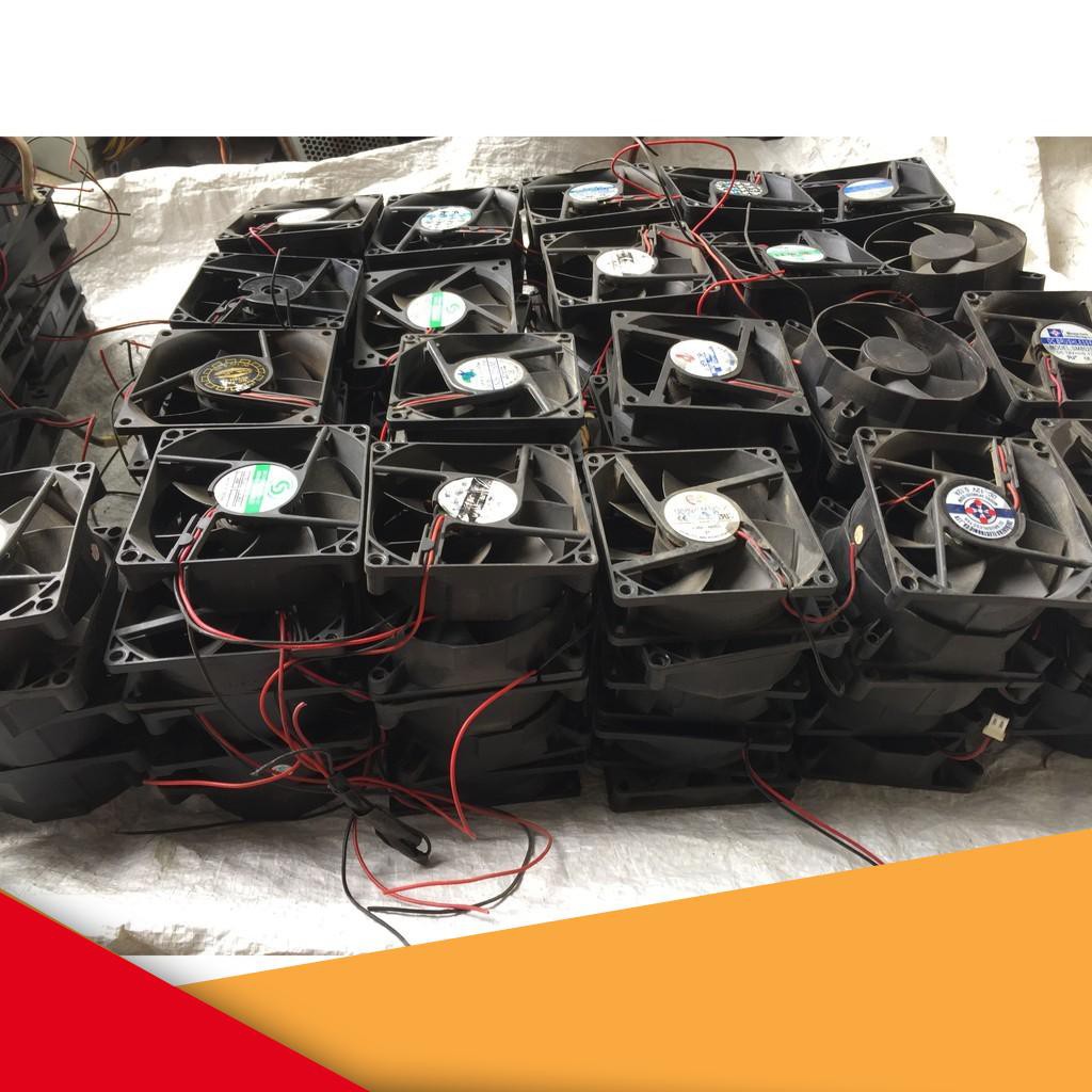 Quạt Fan Tản nhiệt 12V 8x8Cm-12x12Cm