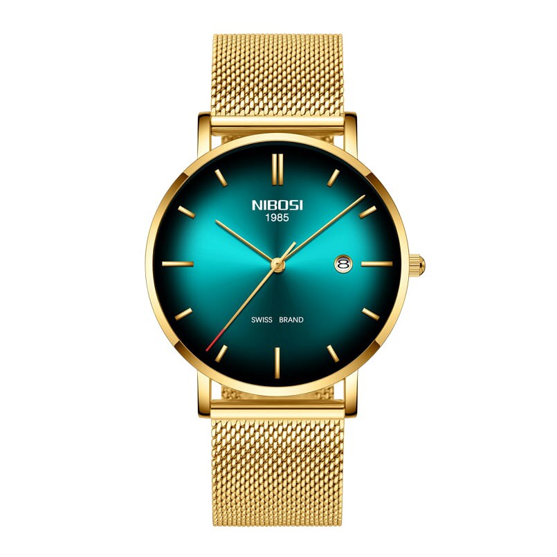 [Tặng vòng tay] Đồng hồ nam NIBOSI chính hãng NI2362.05 Fullbox dây đeo hợp kim cao