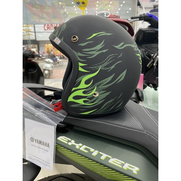 MŨ BẢO HIỂM JET PHIÊN BẢN RIDE AS THE KING CHÍNH HÃNG