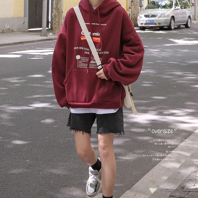 Áo nỉ CALIFORNIA có mũ phối tay bồng trẻ trung năng động - Moon Unisex | BigBuy360 - bigbuy360.vn