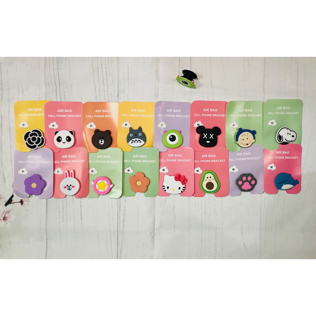 Giá đỡ điện thoại, iring  POP kaws vừa làm Giá Đỡ - Tay cầm chống lưng  điện thoại 7plus x xsmax 11 12 13 pro max promax | BigBuy360 - bigbuy360.vn