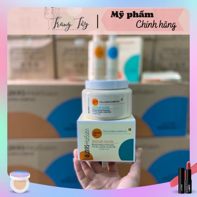 Hấp tóc phục hồi Olexrs hair salon Argan Oil Collagen cao cấp hương nước hoa