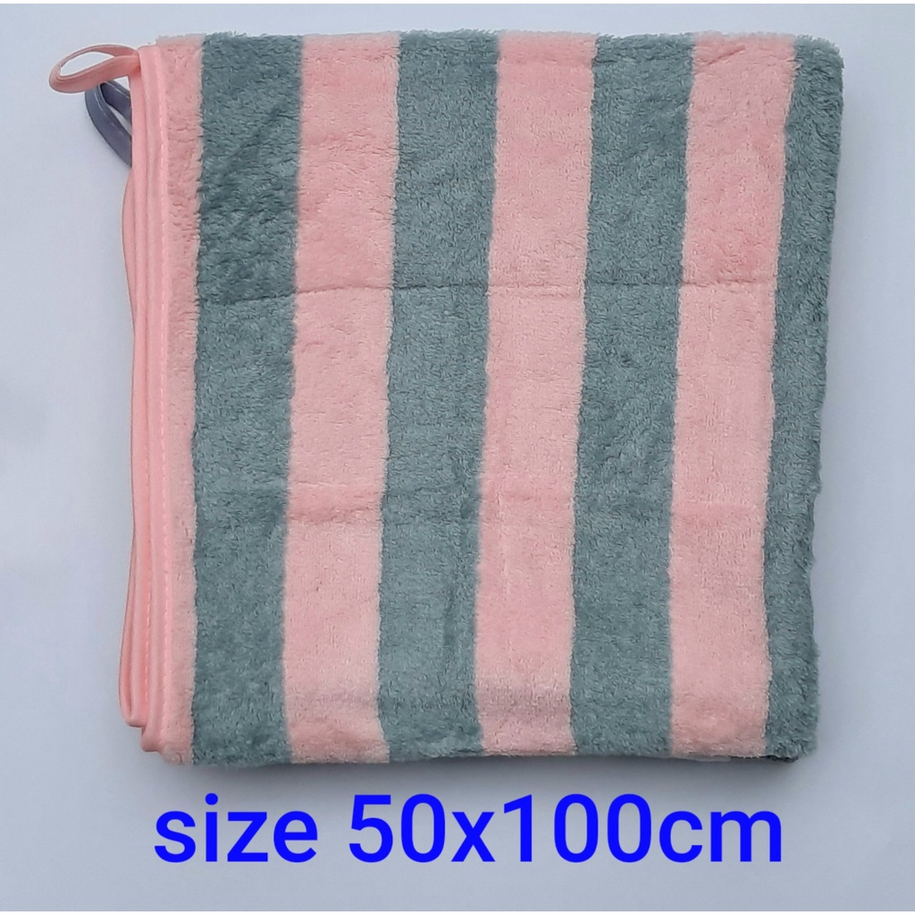 Khăn tắm 1m xuất hàn 50x100cm nhiều màu thời trang