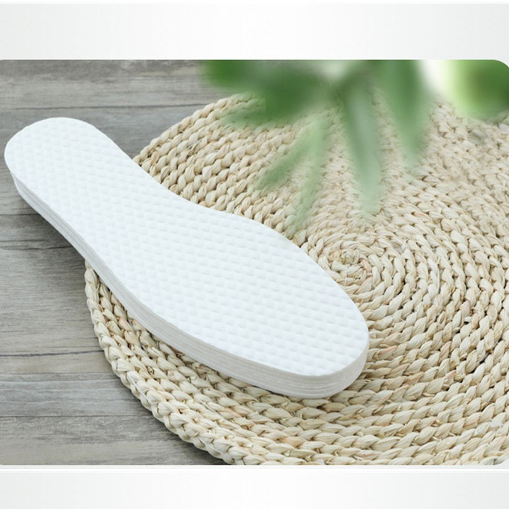 CLEVER Set Of 10 Pairs Of Comfortable, Soft And Breathable Disposable Shoe Insoles For Men And Women