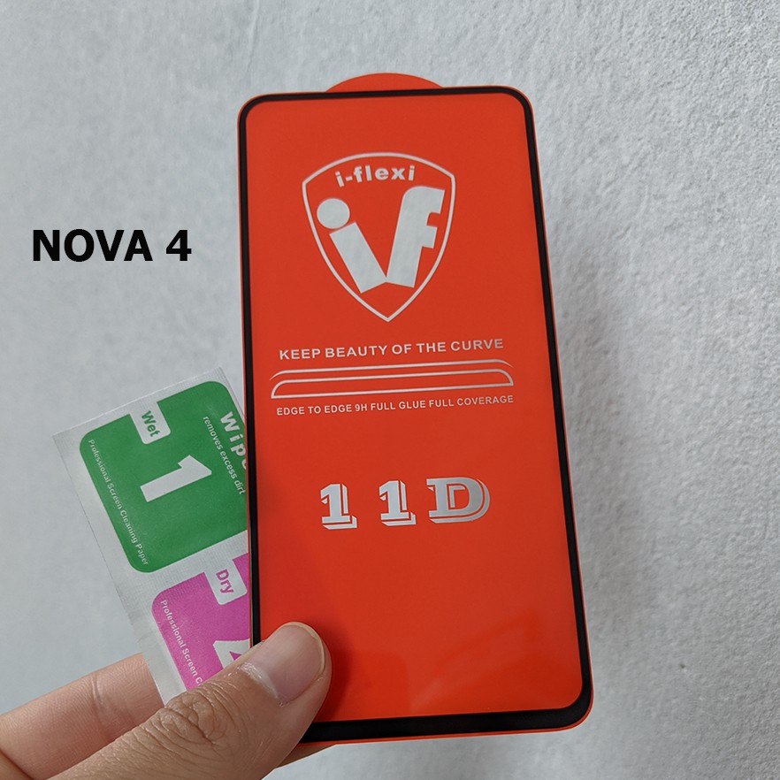 Kính cường lực full màn hình Huawei Nova 4