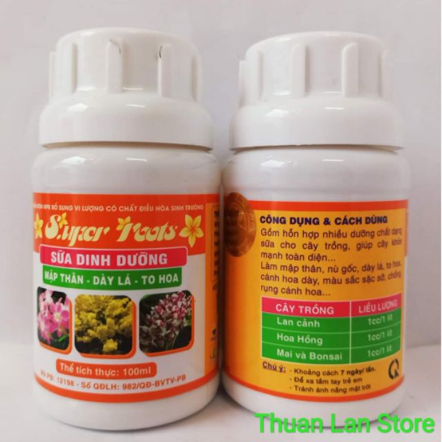 SUPER ROOT - Sữa Dinh Dưỡng - Phân Bón Cho Cây Trồng - 100ml