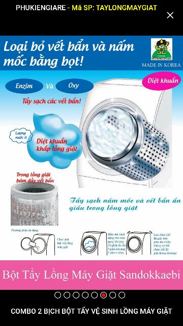 Bột tẩy lồng máy giặt