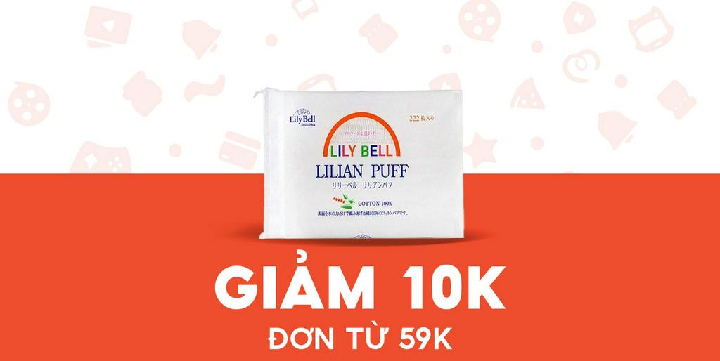 - Queen Shop Cosmetic - Giảm 10K Bông tẩy trang Lily Bell