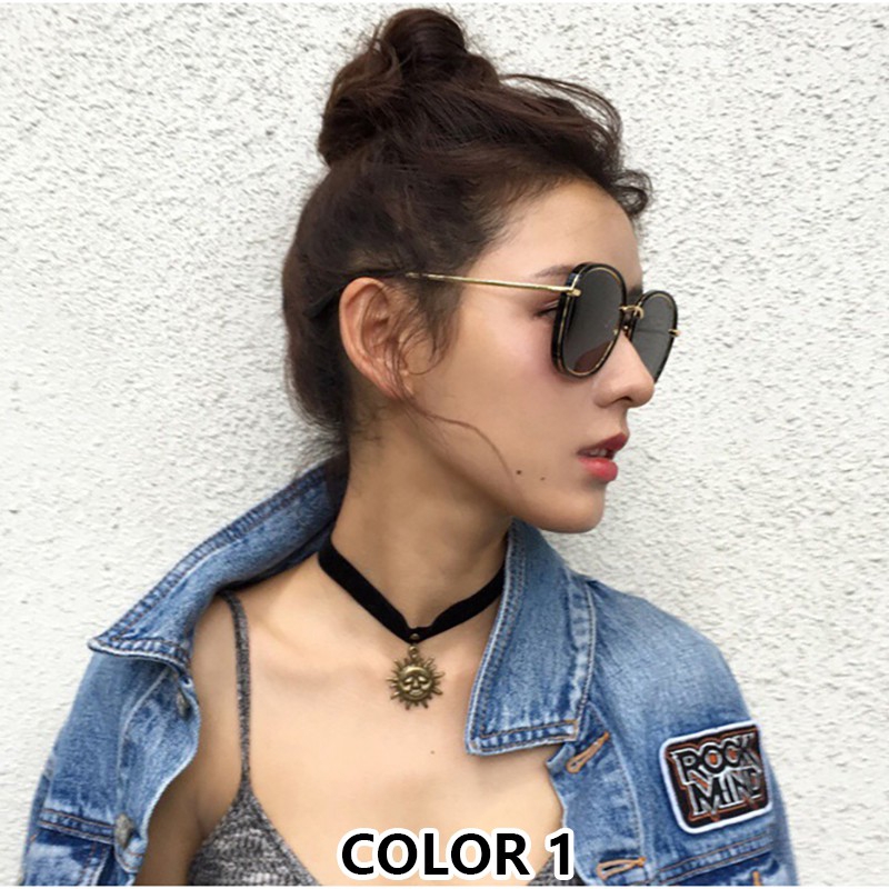 Mắt kính thời trang chống tia UV400 phong cách Hàn Quốc cho nữ