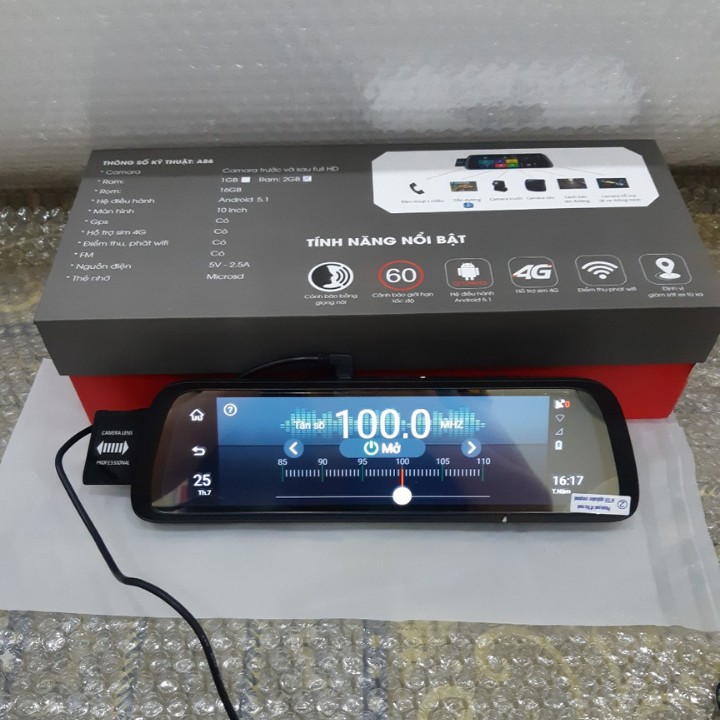 Camera Hành Trình Ô Tô (xe con) Dạng Gương 4G - Có Cam Sau - Có Cảnh Báo Làn Đường - Định Vị Giám Sát Từ Xa | BigBuy360 - bigbuy360.vn