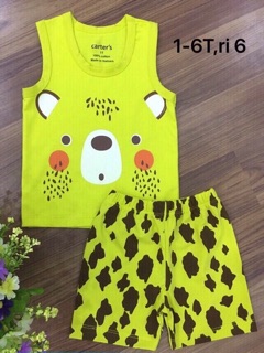 Set 2 bộ sát nách bé trai/gái