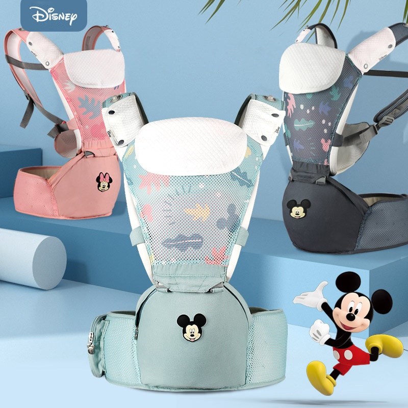 Dòng sản phẩm mùa hè Disney Ergonomic Baby Carrier cho trẻ sơ sinh Trẻ em địu phía trước Đối mặt với Kangaroo Baby quấn Túi xách cho em bé đi du lịch