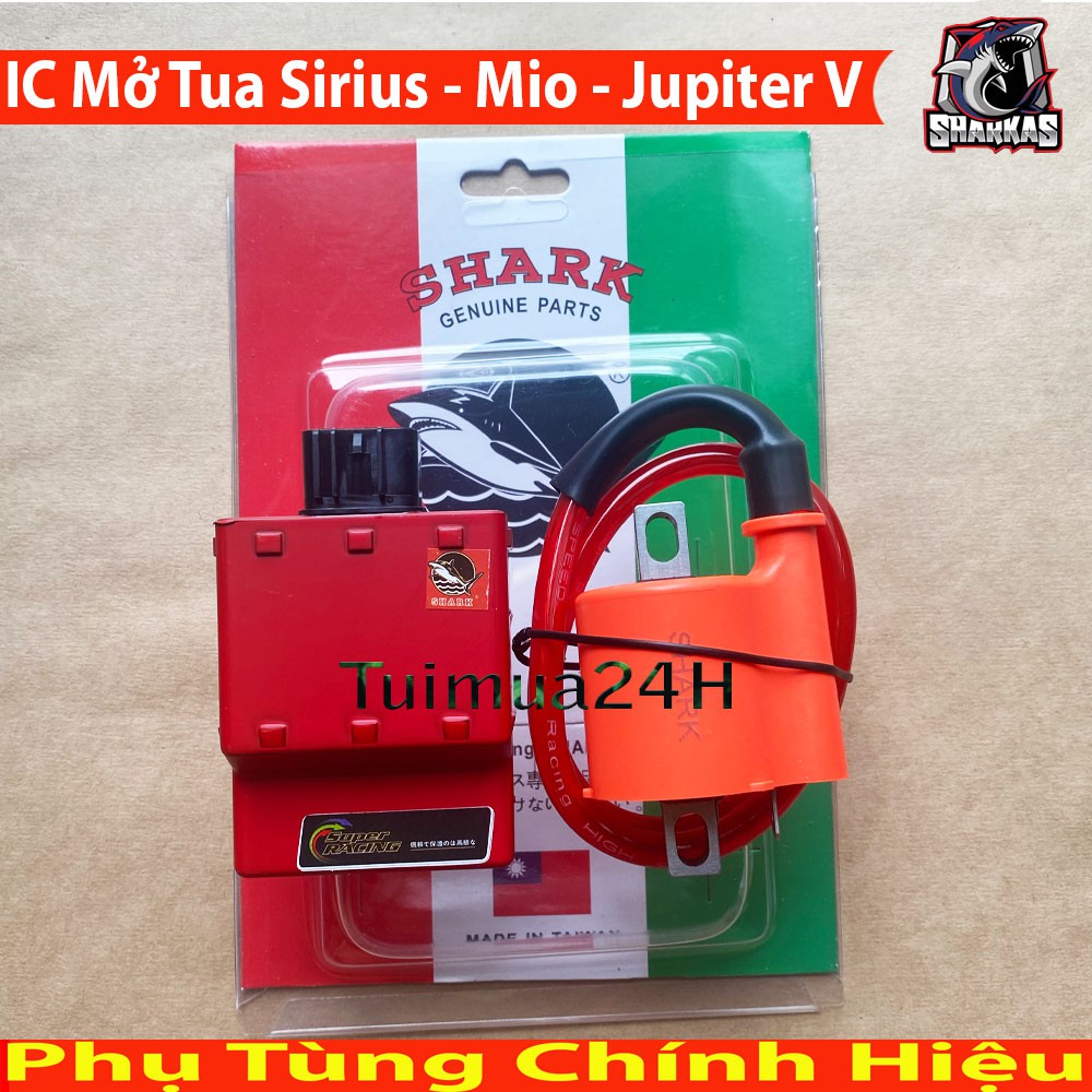 IC/MOBIN SƯỜN SHARK ĐỘ MỞ TUA MÁY CỰC MẠNH SIRIUS Xăng Cơ – JUPITER V110CC, Mio