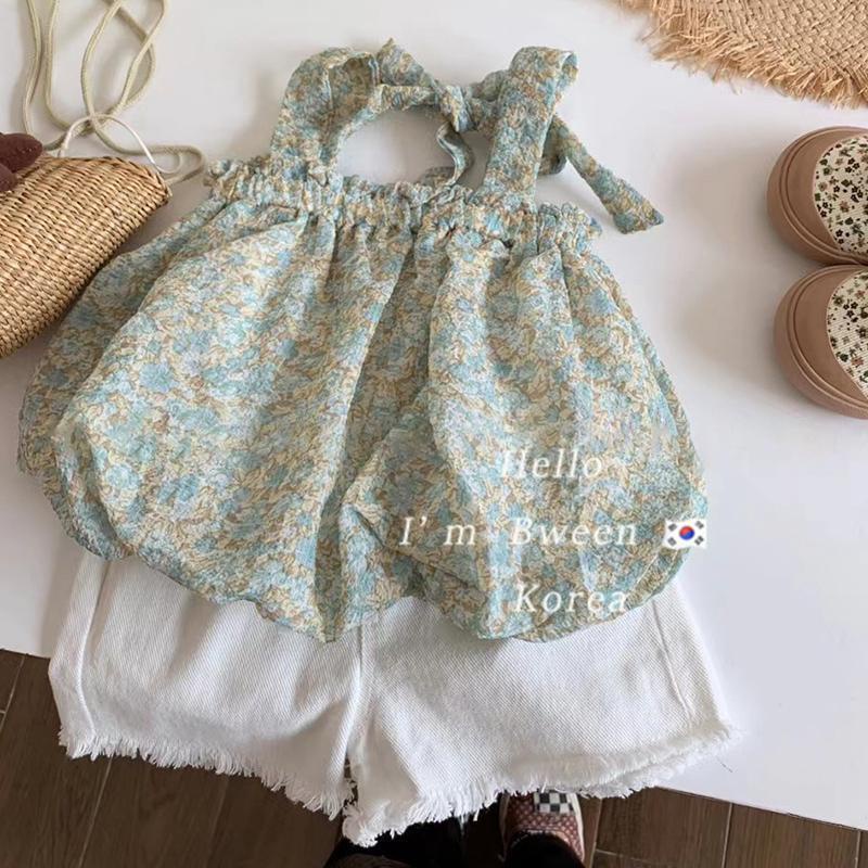 Áo Thun Không Tay Dáng Rộng Phong Cách Nhật Hàn Thời Trang Mùa Hè Hàng Mới 2022 Dành Cho Bé Gái