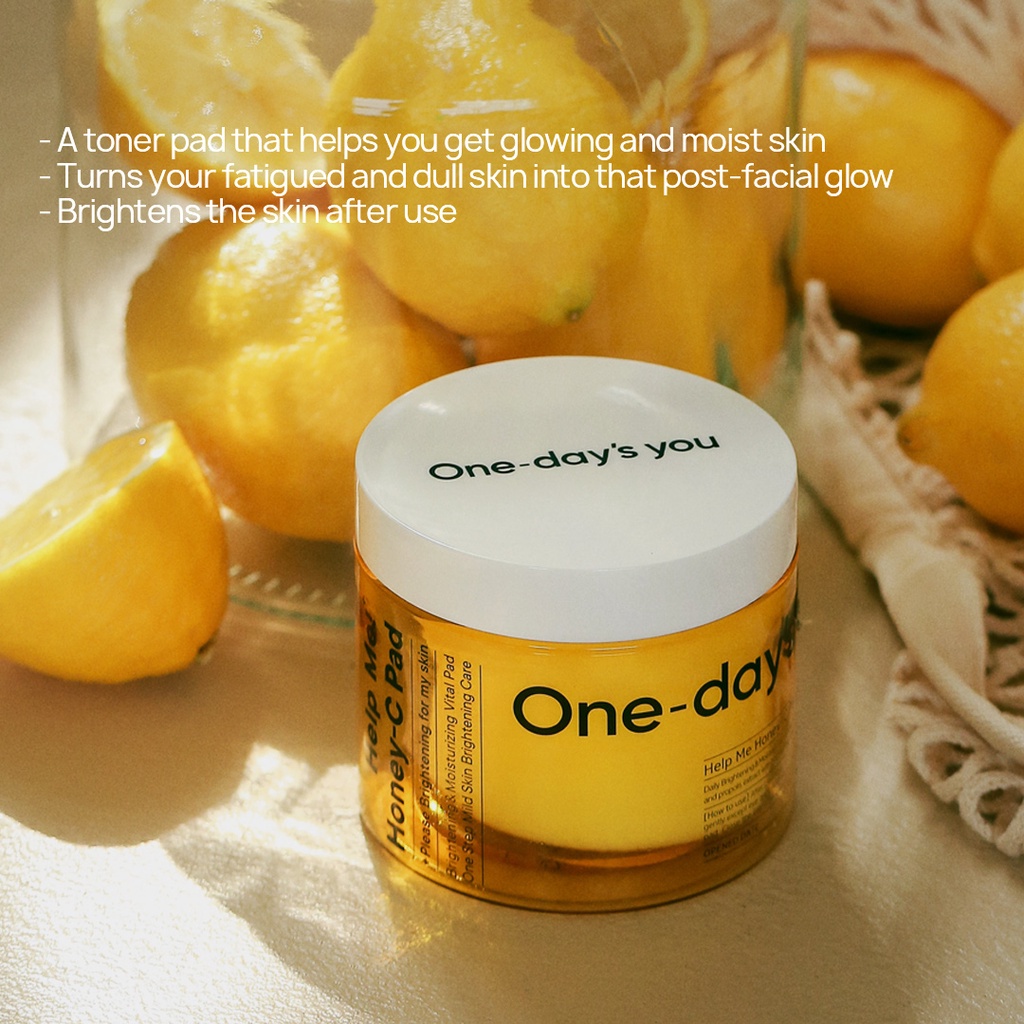 Bông Đắp Toner Hàng Ngày Trắng Da Sáng Mịn ONE DAY'S YOU Help Me Honey-C Pad