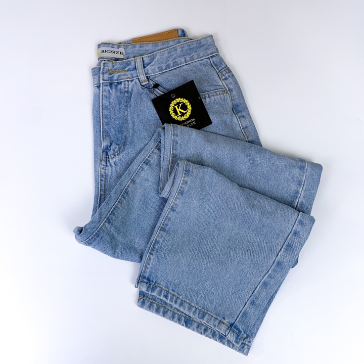 Quần  baggy bigsize 45-90kg Kimfashion, quần ống rộng big size lưng cao phong cách ullzang Hàn Quốc BGD49-14