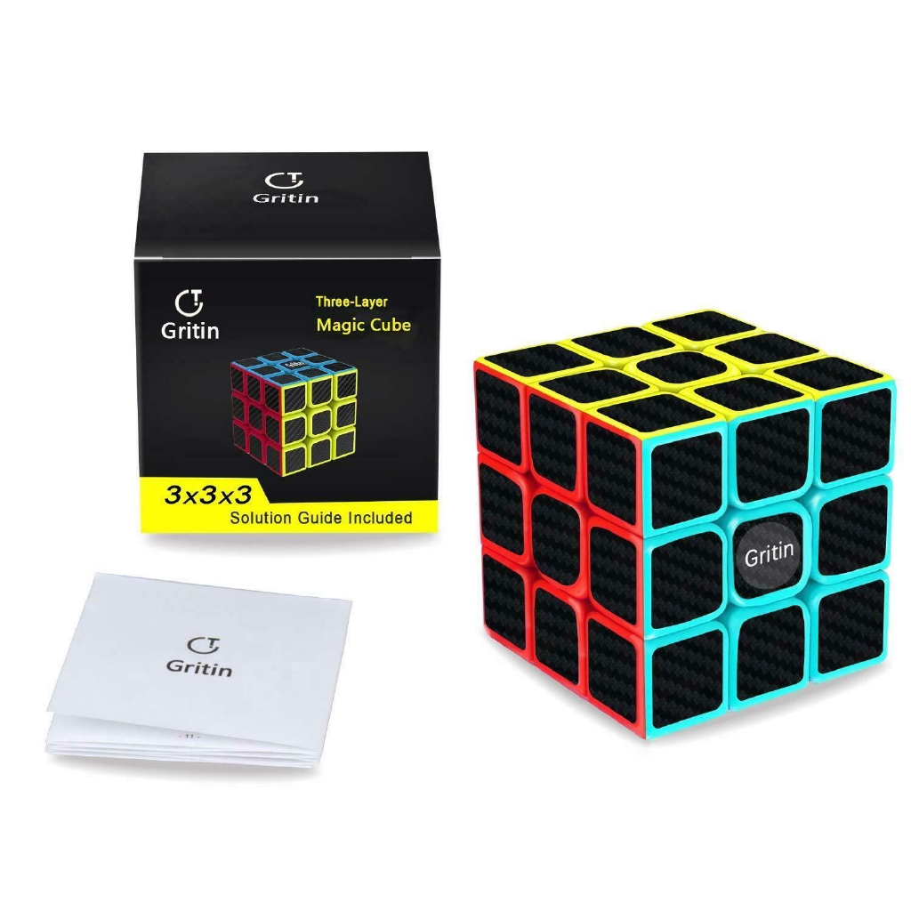 Khối Rubik 3x3 X 3 Màu Trơn Bằng Sợi Các Bon