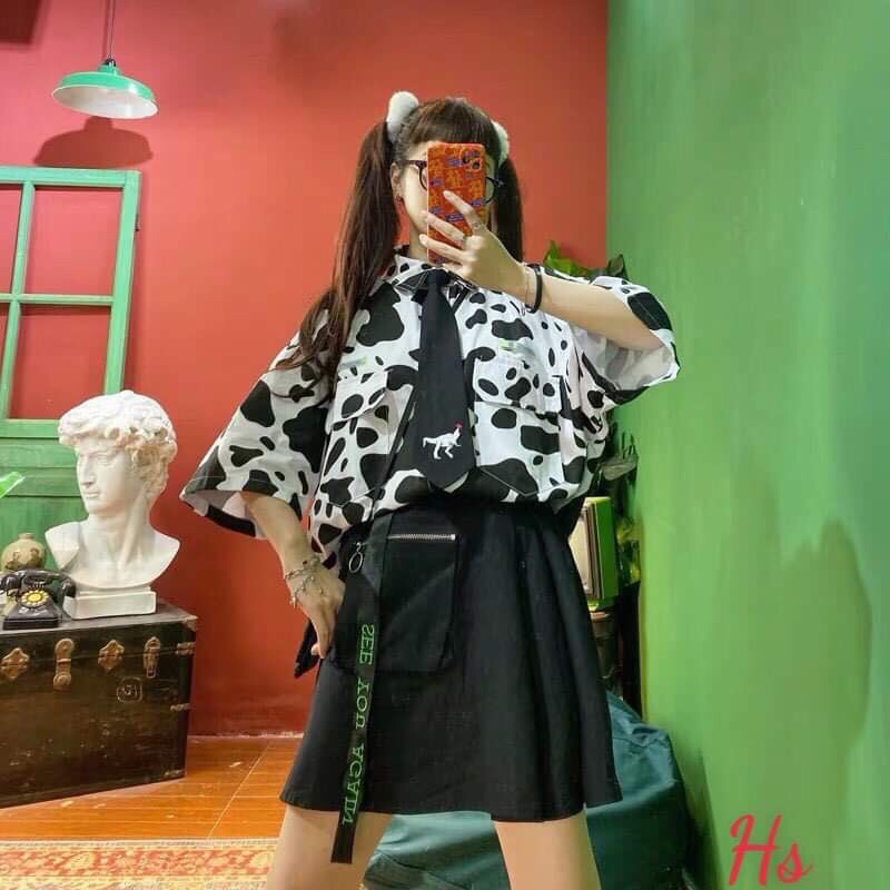 HSU1 Bộ bò sữa quần đùi