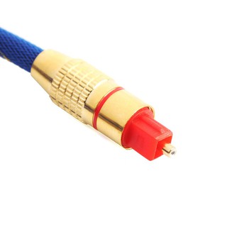 Cáp quang âm thanh Toslink Optical 1m (Xanh Phối Vàng)