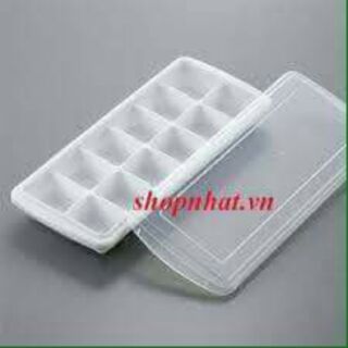 Combo 10 khay đá đơn có nắp đậy
