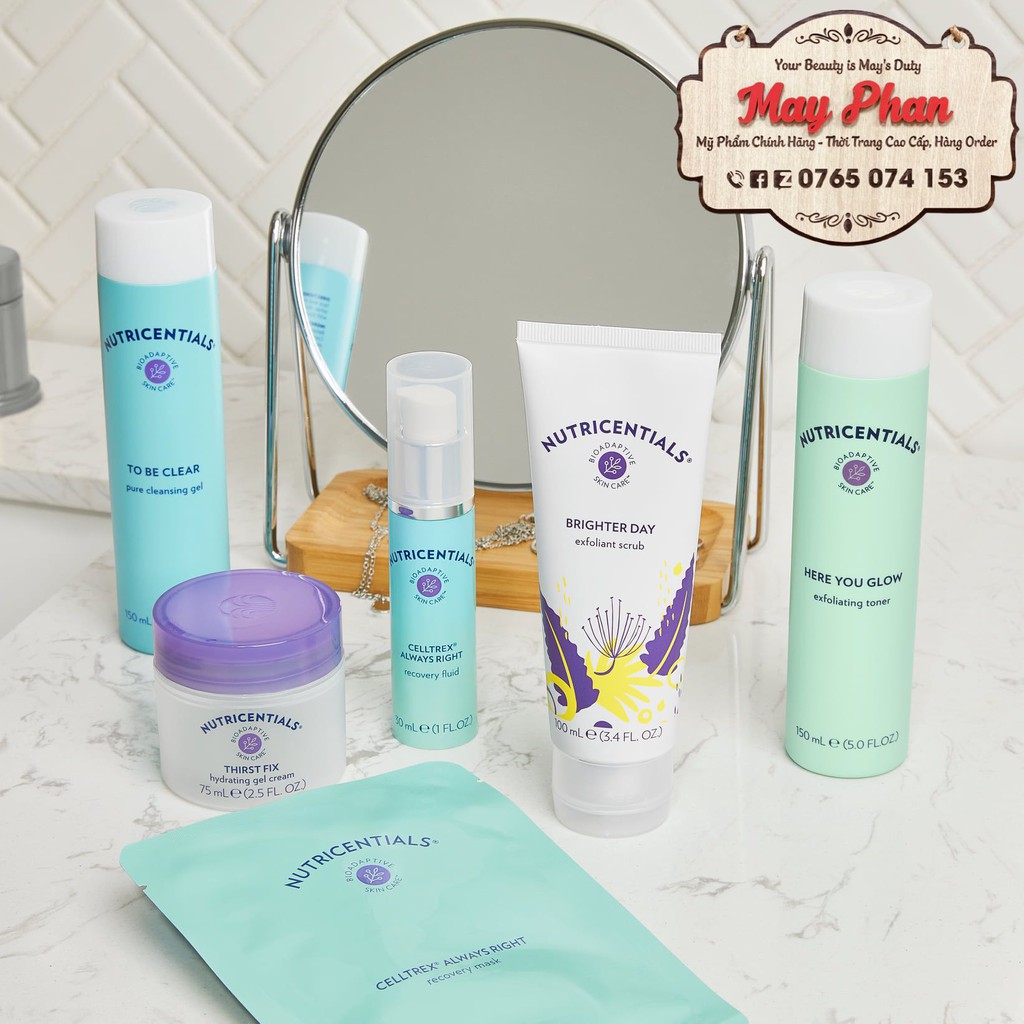 Kem Nutricentials đậu nành trắng da dưỡng ẩm cao cấp Nuskin Nutricentials