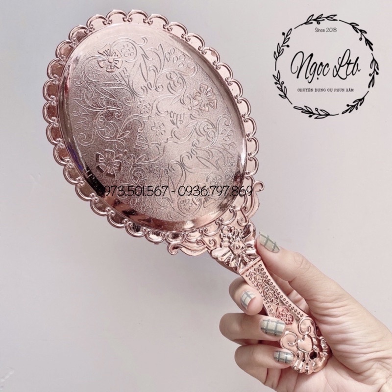 Gương Princess cầm tay không gập